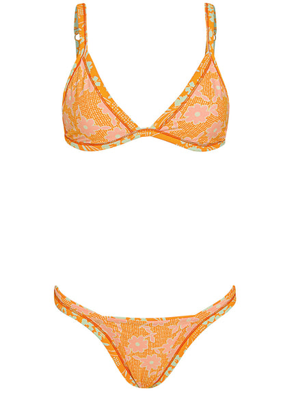 Thumbnail - Maaji Marigold Whispe Rewind Fixed Triangle Bikini Top - 13