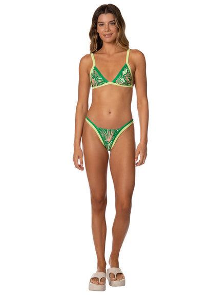  Foto de Soft Coral Rewind Fixed Triangle Bikini Top by Maaji - Tops - Vestidos de Baño