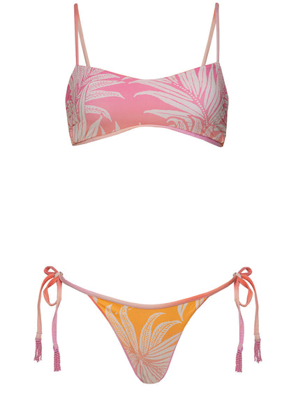 Thumbnail - Foto de Pink Swirl Hunter Classic Bralette Bikini Top by Maaji - Panties - Vestidos de Baño - 7