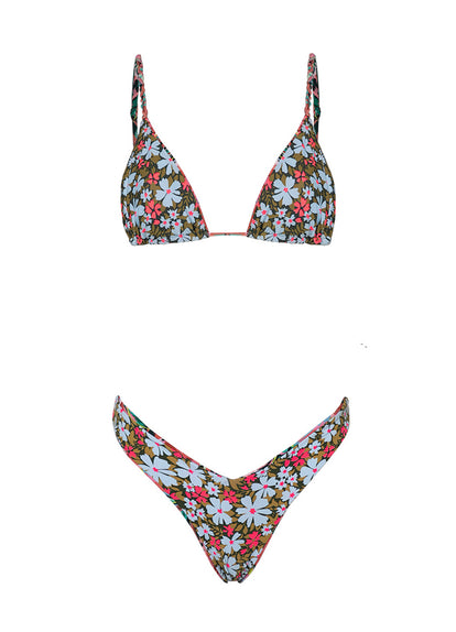  bikini bottom from Maaji – Flame Palms Valerya Regular Rise Double V Bikini Bottom – Category: Apparel , Accessories Clothing Swimwear