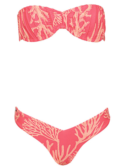 Thumbnail - Maaji Coral Reef Valerya Regular Rise Double V Bikini Bottom - 11