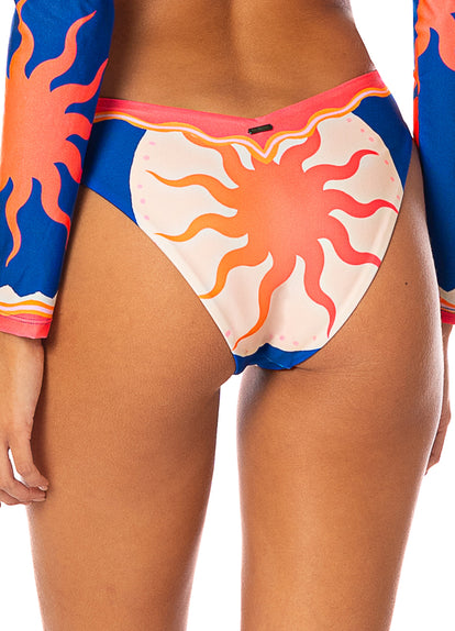  Maaji Sunlit Bloom Valerya Regular Rise Double V Bikini Bottom