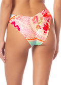 Maaji Floral Groove Valerya Regular Rise Double V Bikini Bottom