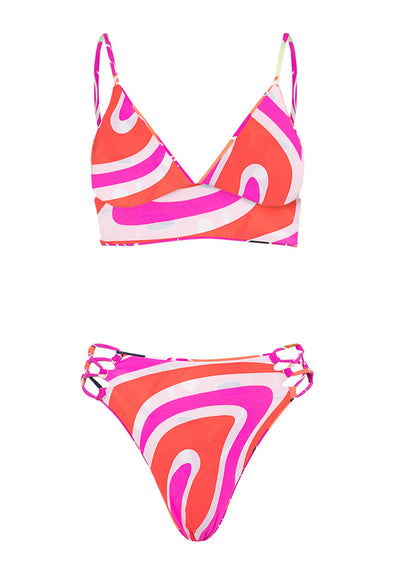  Maaji Jungle Reef Copilot Long Line Triangle Bikini Top
