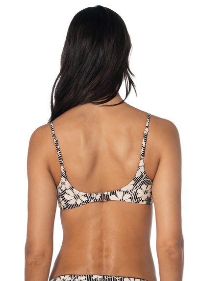  Maaji Dark Romance Liberties Sporty Bralette Bikini Top