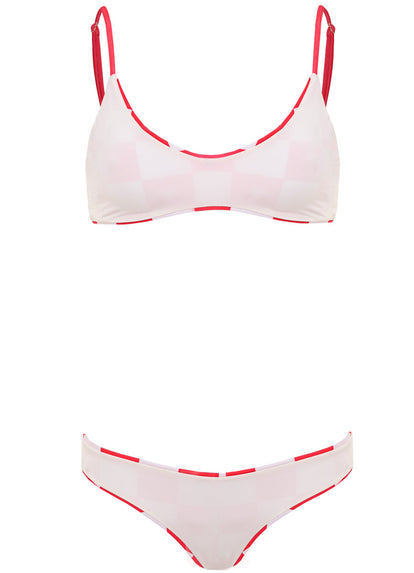  Foto de Cherry Checker Liberties  Classic Bralette Bikini Top by Maaji - Tops - Vestidos de Baño