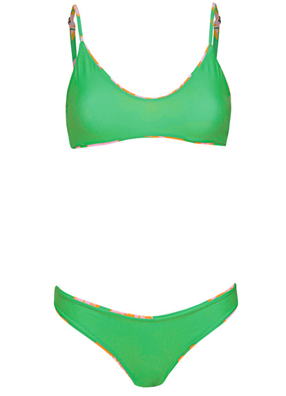  Maaji Sunset Petals Liberties Classic Bralette Bikini Top