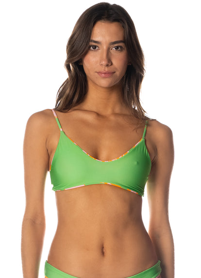 Maaji Sunset Petals Liberties Classic Bralette Bikini Top