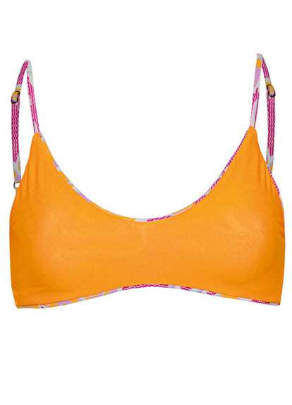 Thumbnail - Maaji Flamingo Glow Liberties Classic Bralette Bikini Top - 12