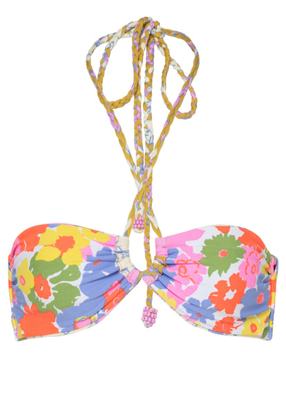  Foto de Pink Fiore Lianna Strapless Bandeau Bikini Top by Maaji - Tops - Vestidos de Baño