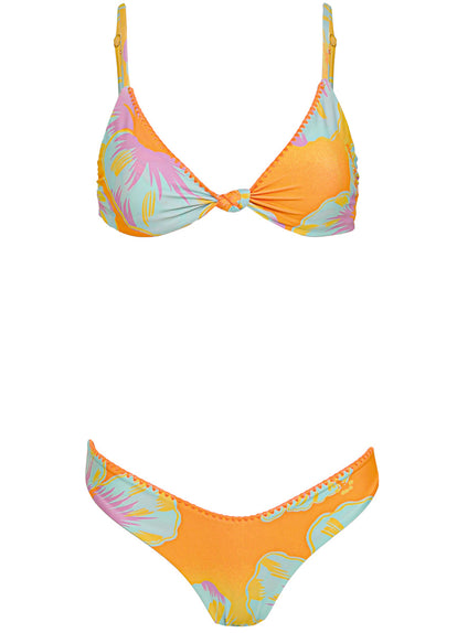  Maaji Hawaiian Floral Sahara Fixed Triangle Bikini Top