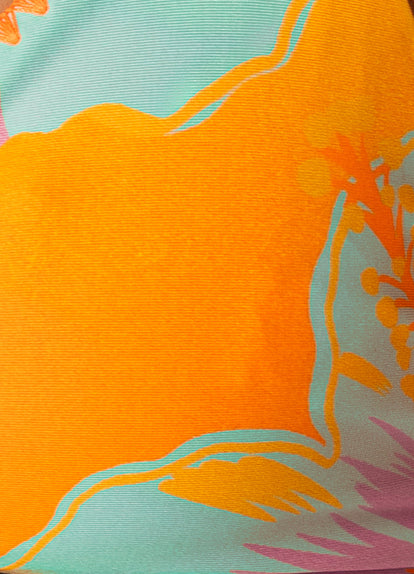  Maaji Hawaiian Floral Sahara Fixed Triangle Bikini Top