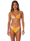 Maaji Hawaiian Floral Sahara Fixed Triangle Bikini Top