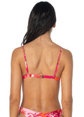 Maaji Romantic Tapestry Sahara Fixed Triangle Bikini Top