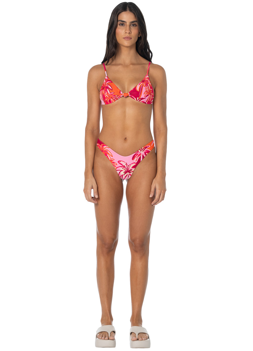 Foto de Romantic Tapestry Sahara Fixed Triangle Bikini Top by Maaji - Tops - Vestidos de Baño
