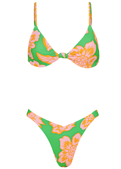  Maaji Sunset Petals Sahara Fixed Triangle Bikini Top