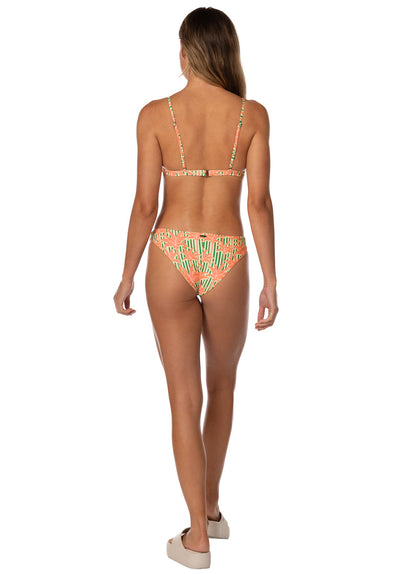 Thumbnail - Foto de Blooming Stripes Sahara Fixed Triangle Bikini Top by Maaji - Tops - Vestidos de Baño - 5