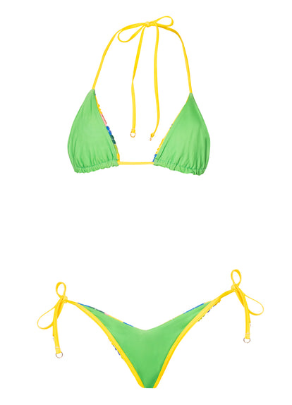  Bikini Bottom de Maaji -  Maaji Pop Splash Splenium Low Rise Tie Side Bikini Bottom - Categoría: Ropa, Vestidos de baño