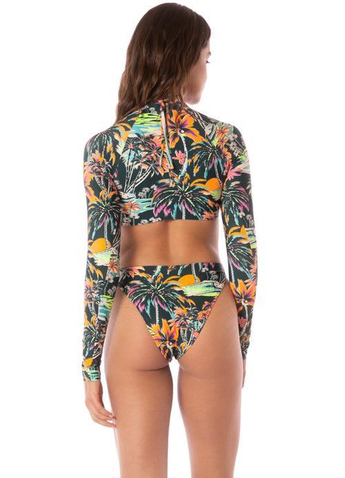 Main image -  Maaji Funky Fiesta Delphi High Rise Thin Side Bikini Bottom