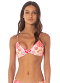 Maaji Strawberry Palm Petit Irene  Unmolded Underwire Bikini Top