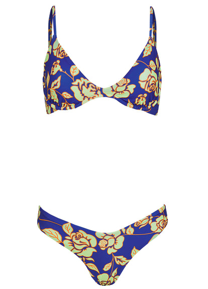  Maaji Cobalt Flora Petit Irene Unmolded Underwire Bikini Top