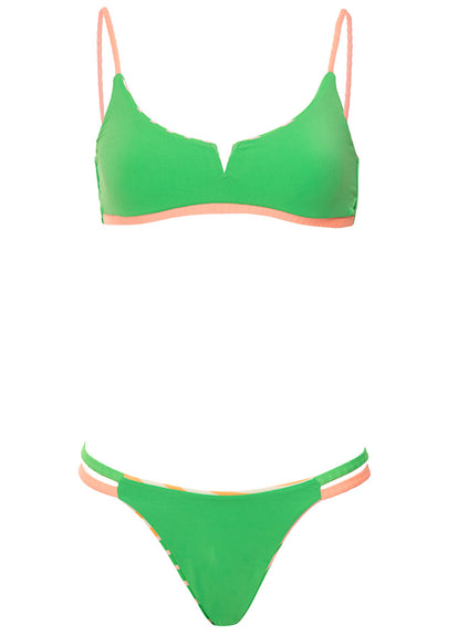Thumbnail - Foto de Sunrise Colada Sunshine Regular Rise Tie Side Bikini Bottom by Maaji - Tops - Vestidos de Baño - 7