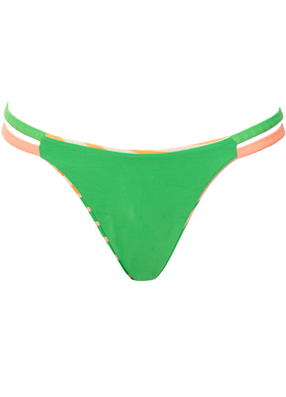 Thumbnail - Maaji Sunrise Colada Stellar Regular Rise Double Tab Side Bikini Bottom - 10