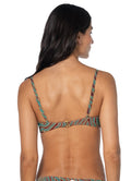 Maaji Zebra Tide Violeta Unmolded Underwire Bikini Top