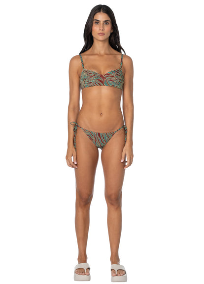 Thumbnail - Foto de Zebra Tide Violeta Unmolded Underwire Bikini Top by Maaji - Tops - Vestidos de Baño - 5