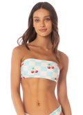 Maaji Royal Game Bryn  Strapless Bandeau Bikini Top