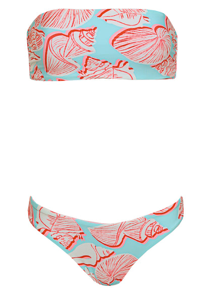 Thumbnail - Maaji Australian Reef Bryn Strapless Bandeau Bikini Top - 11