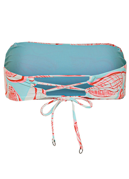  Maaji Australian Reef Bryn Strapless Bandeau Bikini Top