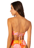Maaji Golden Bloom Bryn Strapless Bandeau Bikini Top