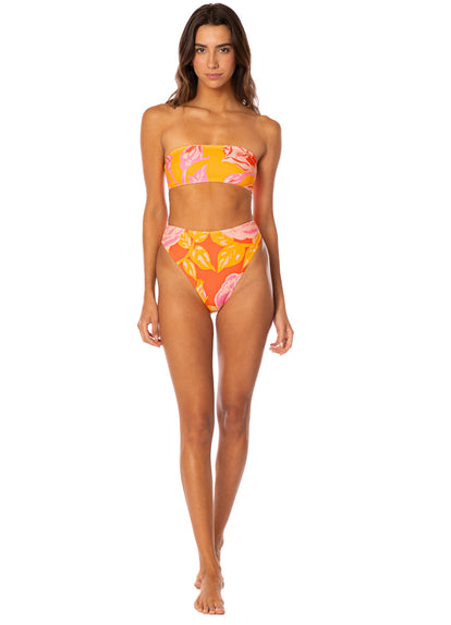  Foto de Golden Bloom Bryn Strapless Bandeau Bikini Top by Maaji - Tops - Vestidos de Baño