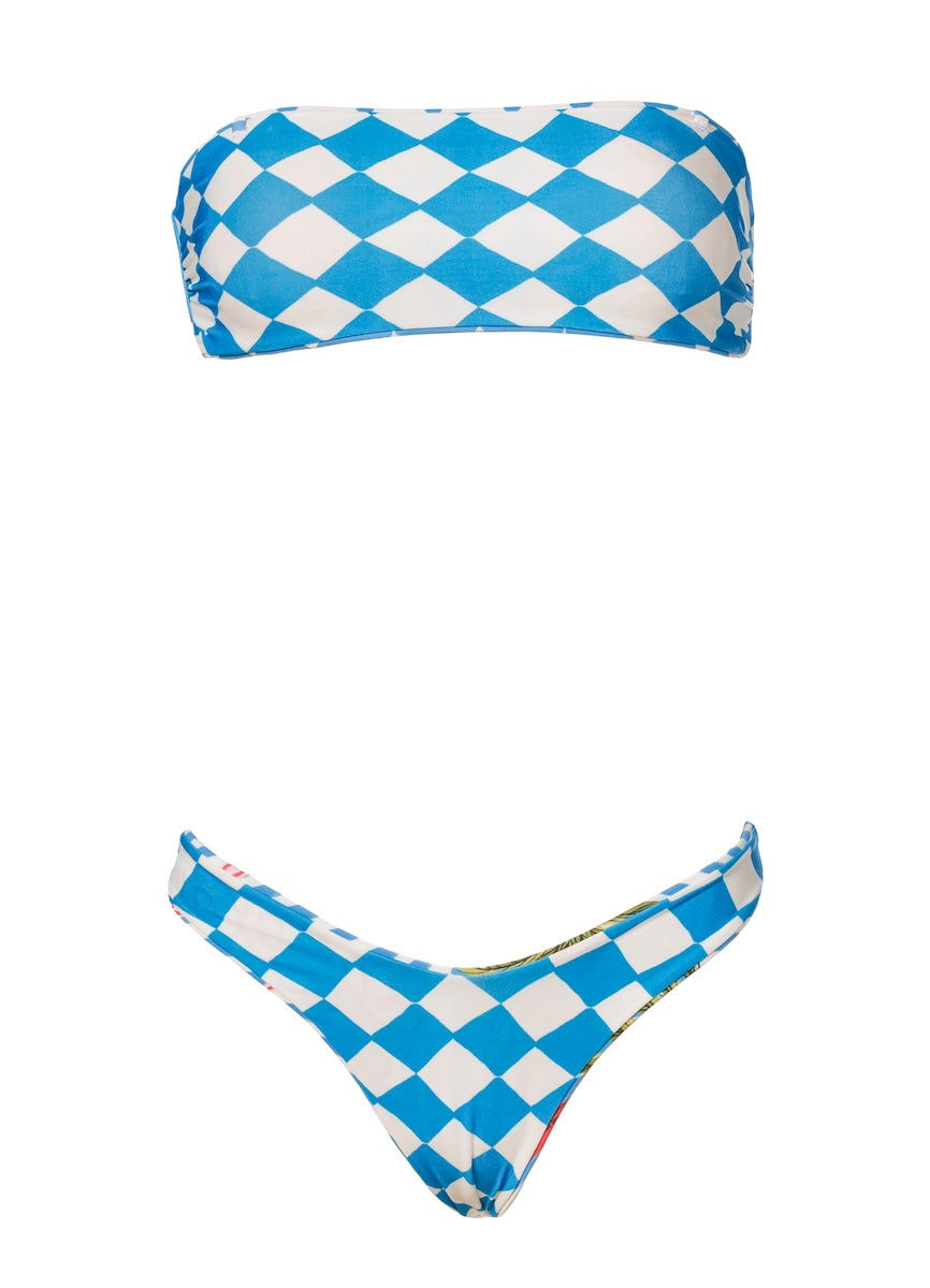 Foto de Prism Wave Bryn Strapless Bandeau Bikini Top by Maaji - Tops - Vestidos de Baño