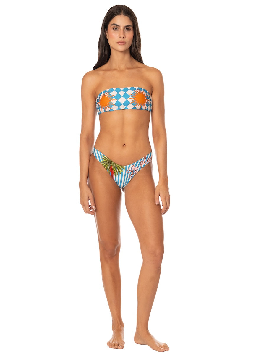Foto de Prism Wave Bryn Strapless Bandeau Bikini Top by Maaji - Tops - Vestidos de Baño