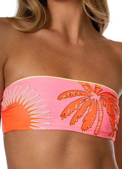 Thumbnail - Foto de Palm & Sun Bryn Strapless Bandeau Bikini Top by Maaji - Tops - Vestidos de Baño - 2