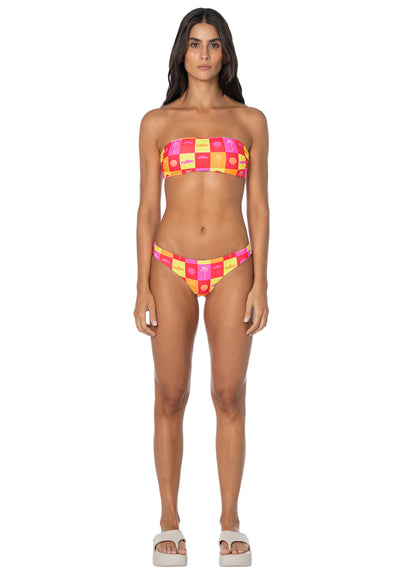 Thumbnail - Maaji Coastal Drift Bryn Strapless Bandeau Bikini Top - 5