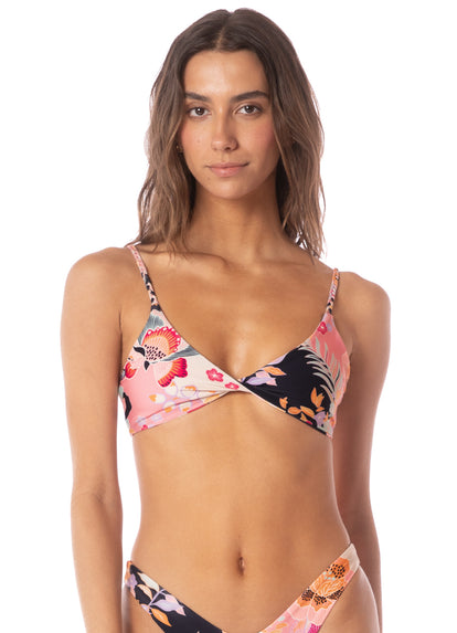  Maaji Blushing Flourish Libelle Classic Bralette Bikini Top