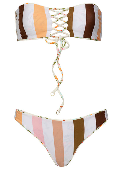 Thumbnail - Foto de Sandstone Tropics Sunshine Regular Rise Tie Side Bikini Bottom by Maaji - Tops - Vestidos de Baño - 11