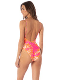 Maaji Flamingo Swirl Luster Classic One Piece