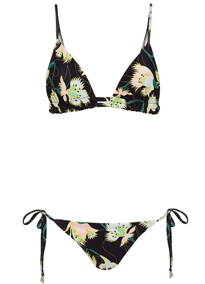 Thumbnail - Maaji Floral Dream Shining Low Rise Tie Side Bikini Bottom - 10