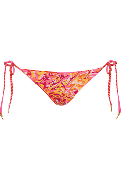 Thumbnail - Maaji Water Blossom Shining Low Rise Tie Side Bikini Bottom - 10