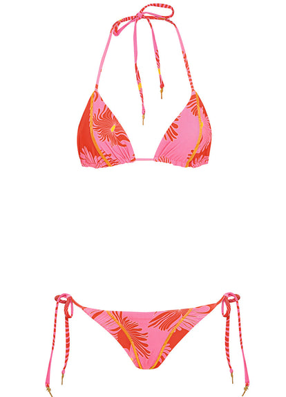  Maaji Water Blossom Shining Low Rise Tie Side Bikini Bottom