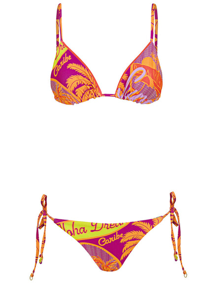  Maaji Aloha Dream Shining Low Rise Tie Side Bikini Bottom