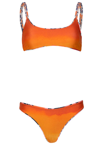 Thumbnail - Foto de Sea Turquoise Flirt Low Rise Thin Side Bikini Bottom by Maaji - Tops - Vestidos de Baño - 7