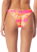 Maaji Flamingo Swirl Splendid Regular Rise Thin Side Bikini Bottom