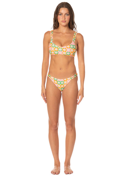  Foto de Tropical Tiles Nalai Sporty Bralette Bikini Top by Maaji - Tops - Vestidos de Baño