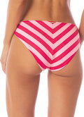Maaji Apple Stripes Iconic  Low Rise Thin Side Bikini Bottom