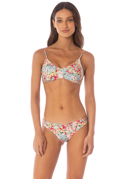  Maaji Love In Bloom Iconic  Low Rise Thin Side Bikini Bottom
